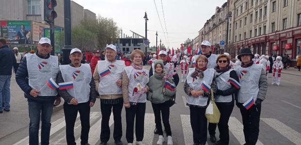 В Омске прошла Первомайская демонстрация