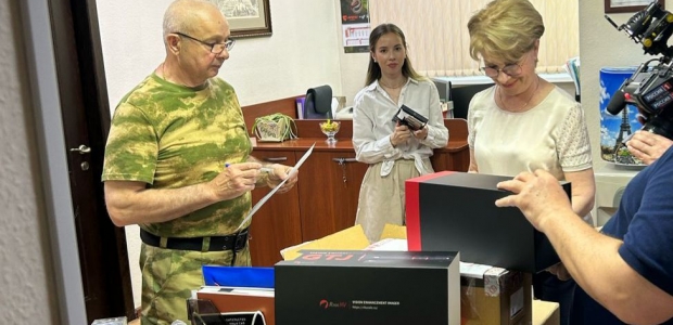 Отправлена очередная партия гуманитарного груза из Омска